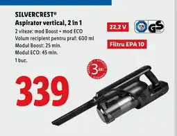 Lidl SILVERCRESTⓇ Aspirator vertical, 2 în 1 Ofertă