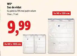 Lidl W5Ⓡ Sac de vidat Ofertă