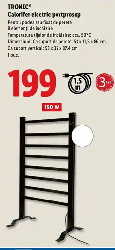 Lidl TRONIC® Calorifer electric portprosop Ofertă