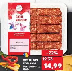 Kaufland VREAU DIN ROMÂNIA Mici porc-vită Ofertă