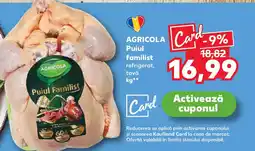 Kaufland AGRICOLA Puiul familist refrigerat, tavă Ofertă