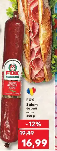 Kaufland FOX Salam de vară extra Ofertă