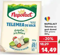 Kaufland NAPOLACT Telemea cu gust domol 50% grăsime Ofertă