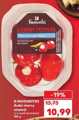 Kaufland K-FAVOURITES Ardei cherry umpluţi cu cremă de brânză Ofertă