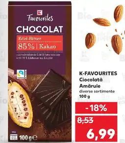 Kaufland K-FAVOURITES Ciocolată Amăruie Ofertă