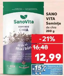 Kaufland SANO VITA Seminţe de chia Ofertă