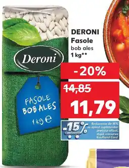 Kaufland DERONI Fasole bob ales Ofertă