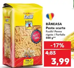 Kaufland BĂNEASA Paste scurte Ofertă