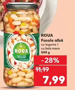 Kaufland ROUA Fasole albă cu legume / cu bob mare Ofertă