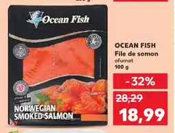 Kaufland OCEAN FISH File de somon afumat Ofertă