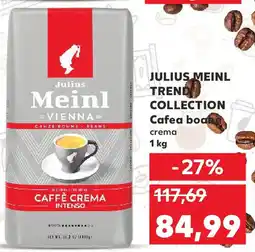 Kaufland JULIUS MEINL TRENDO COLLECTION Cafea boane crema Ofertă