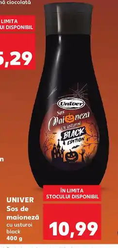 Kaufland UNIVER Sos de maioneză cu usturoi black Ofertă