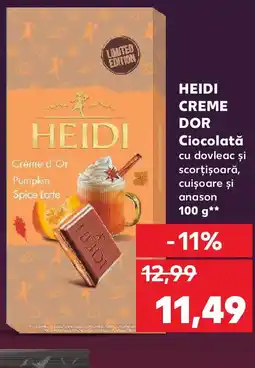 Kaufland HEIDI CREME DOR Ciocolată Ofertă