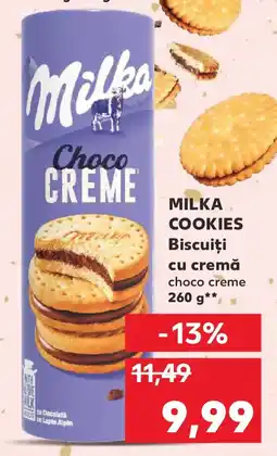 Kaufland MILKA COOKIES Biscuiți cu cremă choco creme Ofertă