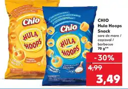 Kaufland CHIO Hula Hoops Snack Ofertă