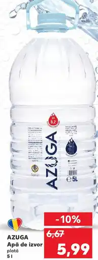 Kaufland AZUGA Apă de izvor plată Ofertă