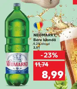 Kaufland NEUMARKT Bere blondă 5,2% alcool Ofertă