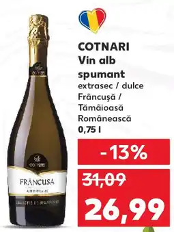 Kaufland COTNARI Vin alb spumant Ofertă