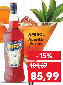 Kaufland APEROL Aperitiv 11% alcool Ofertă