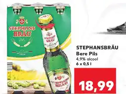 Kaufland STEPHANSBRÄU Bere Pils 4,9% alcool Ofertă