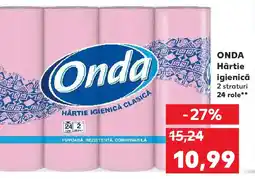 Kaufland ONDA Hârtie igienică 2 straturi Ofertă