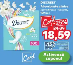 Kaufland DISCREET Absorbante zilnice Ofertă