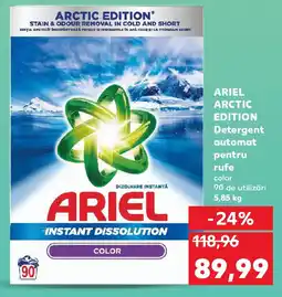 Kaufland ARIEL ARCTIC EDITION Detergent automat pentru rufe Ofertă