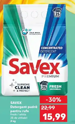 Kaufland SAVEX Detergent pudră pentru rufe Ofertă