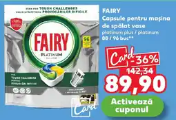 Kaufland FAIRY Capsule pentru mașina de spălat vase platinum plus / platinum Ofertă