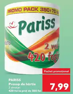 Kaufland PARISS Prosop de hârtie 2 straturi Ofertă