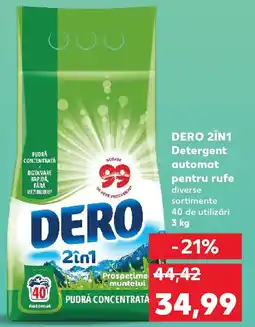 Kaufland DERO 2ÎN1 Detergent automat pentru rufe Ofertă