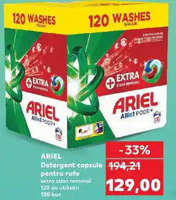 Kaufland ARIEL Detergent capsule pentru rufe Ofertă