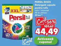 Kaufland PERSIL DISCS Detergent capsule pentru rufe Ofertă