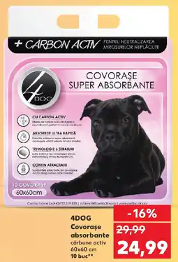 Kaufland 4DOG Covorase absorbante Ofertă