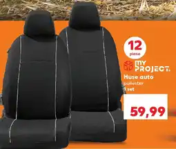 Kaufland MY PROJECT. Huse auto poliester Ofertă