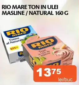 Unicarm Rio mare ton in ulei masline / natural Ofertă
