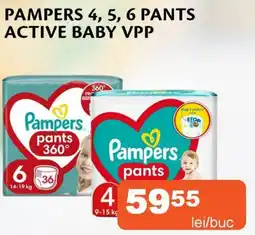 Unicarm Pampers 4, 5, 6 pants active baby vpp Ofertă
