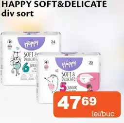 Unicarm Happy soft&delicate div sort Ofertă