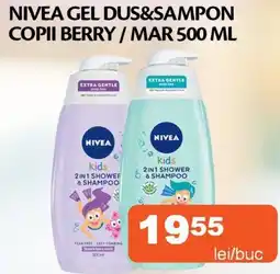 Unicarm Nivea gel dus&sampon copii berry/mar Ofertă