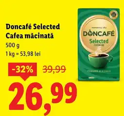 Lidl Doncafé Selected Cafea măcinată Ofertă