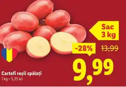 Lidl Cartofi roşii spălați Ofertă
