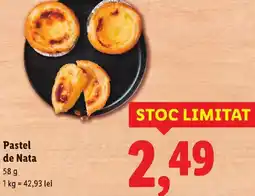 Lidl Pastel de Nata Ofertă