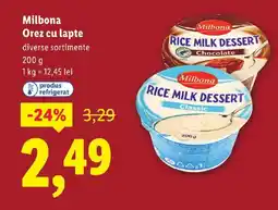 Lidl Milbona Orez cu lapte Ofertă