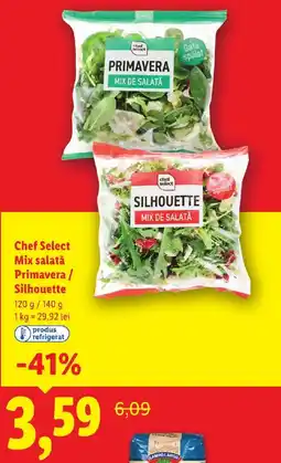 Lidl Chef Select Mix salată Primavera/ Silhouette Ofertă