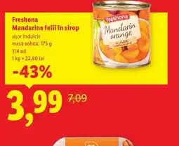 Lidl Freshona Mandarin orange Ofertă