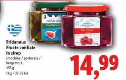 Lidl Eridanous Fructe confiate în sirop Ofertă