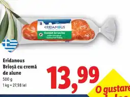 Lidl Eridanous Brioşă cu cremă de alune Ofertă