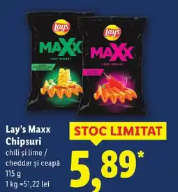 Lidl Lay's Maxx Chipsuri Ofertă