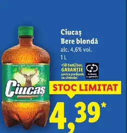 Lidl Ciucas Bere blondǎ Ofertă