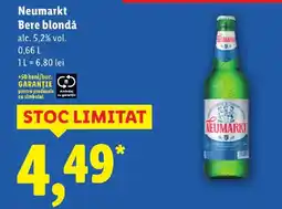 Lidl Neumarkt Bere blondǎ Ofertă